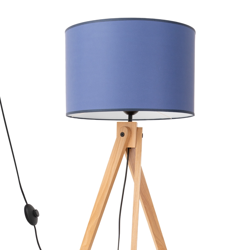 Golvlampa NATT 1xE27/15W/230V blå