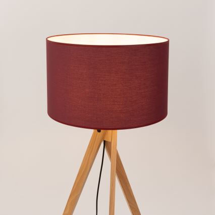 Golvampa NATT 1xE27/15W/230V röd
