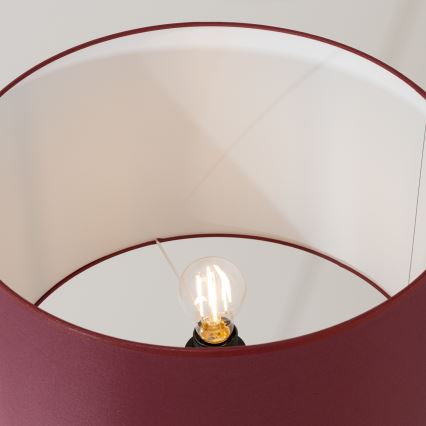 Golvampa NATT 1xE27/15W/230V röd