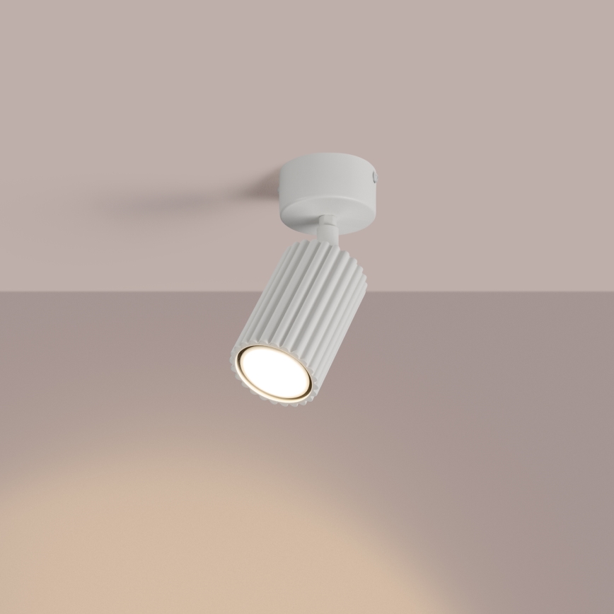 Spotlampa KARBON 1xGU10/10W/230V vit