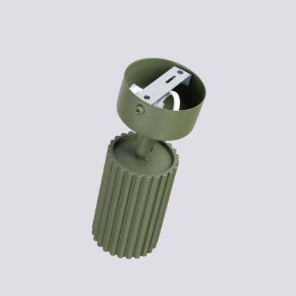 Spotlampa KARBON 1xGU10/10W/230V, grön