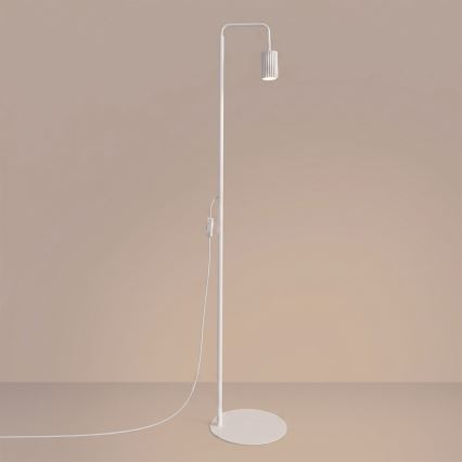 Golvlampa KARBON 1xGU10/10W/230V vit
