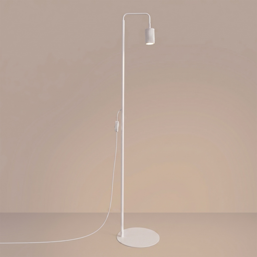 Golvlampa KARBON 1xGU10/10W/230V vit