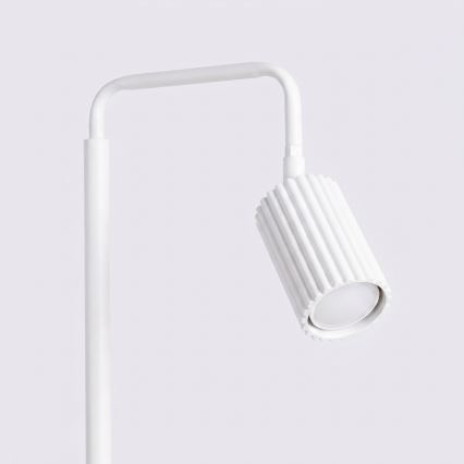 Golvlampa KARBON 1xGU10/10W/230V vit