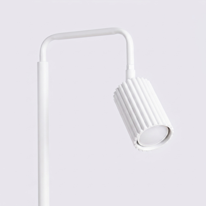 Golvlampa KARBON 1xGU10/10W/230V vit