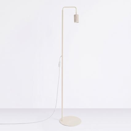 Golvlampa KARBON 1xGU10/10W/230V krämvit