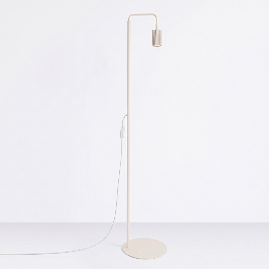 Golvlampa KARBON 1xGU10/10W/230V krämvit