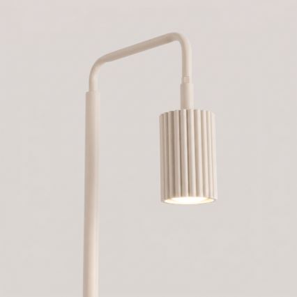 Golvlampa KARBON 1xGU10/10W/230V krämvit