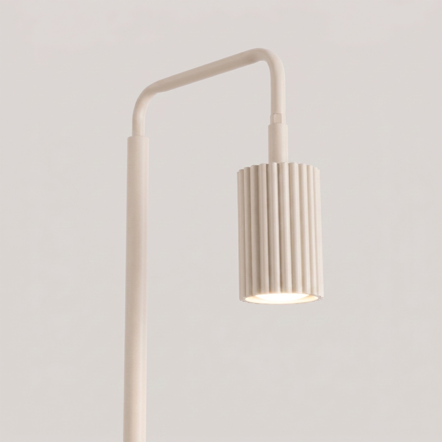 Golvlampa KARBON 1xGU10/10W/230V krämvit