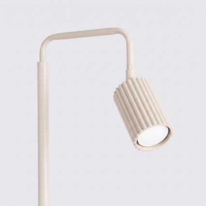 Golvlampa KARBON 1xGU10/10W/230V krämvit