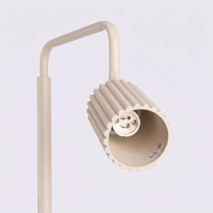 Golvlampa KARBON 1xGU10/10W/230V krämvit