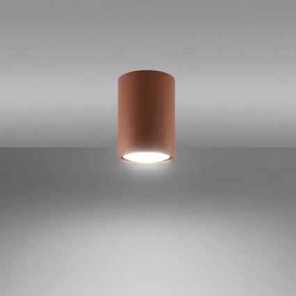 Spotlampa LAGOS 1xGU10/10W/230V 10 cm brun