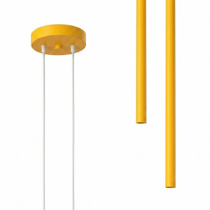 Pendellampa PASTELO, 2x G9/8W/230V, gul