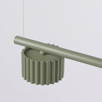 Taklampa på vajer AURA 4xGX53/10W/230V grön