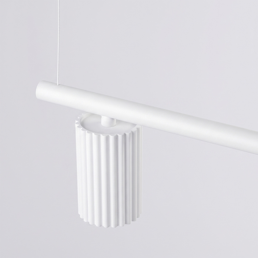 Takpendel på kabel KARBON 4xGU10/10W/230V vit