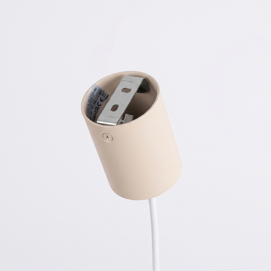 Takpendel KARBON på kabel 4xGU10/10W/230V krämvit