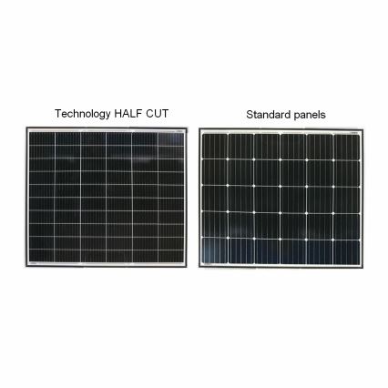Solpanel för solceller JA SOLAR 460Wp IP68 halvskuren bifacial
