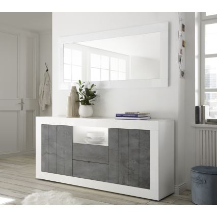 Spegel FINERA 75x170 cm, vit