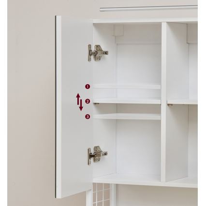 Spegelskåp för badrum SKY, vit