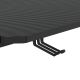 Spelbord FALCON med LED RGB bakgrundsbelyst 156x60 cm svart