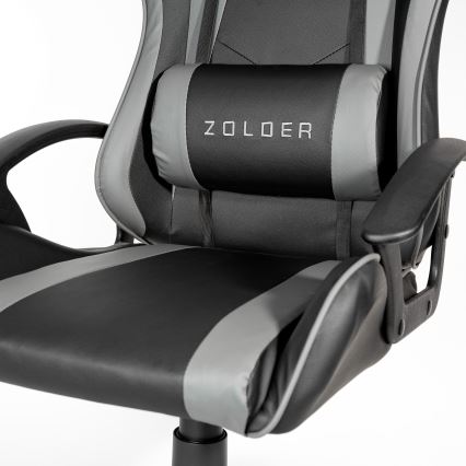 Spelstol FIORANO svart/grå