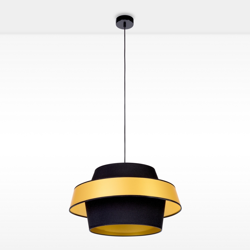 Taklampa på kabel PRETO GOLD 1xE27/60W/230V