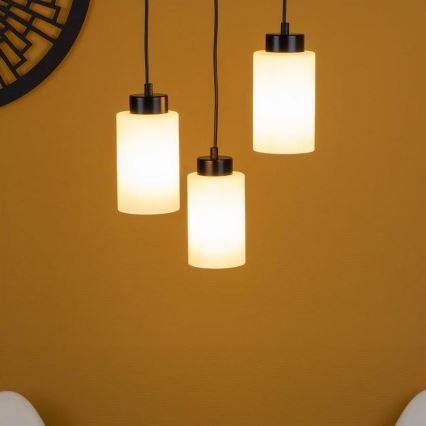 Taklampa på kabel BOSCO 3xE27/60W/230V