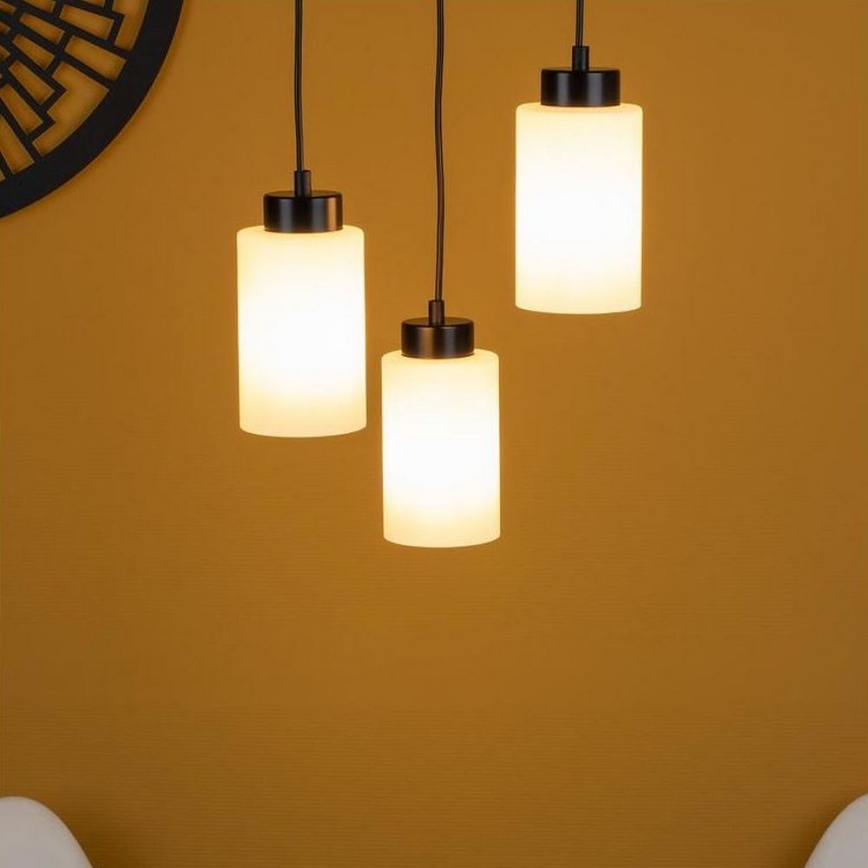 Taklampa på kabel BOSCO 3xE27/60W/230V