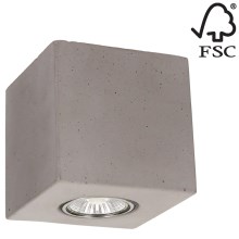Spot-Light 2076136 - Takbelysning CEMENT DREAM  1xGU10/6W/230V betong - FSC-certifierad