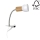 Spot-Light 2224174WF - lampa med klämma SVENDA 1xE27/60W/230V - FSC-certifierad