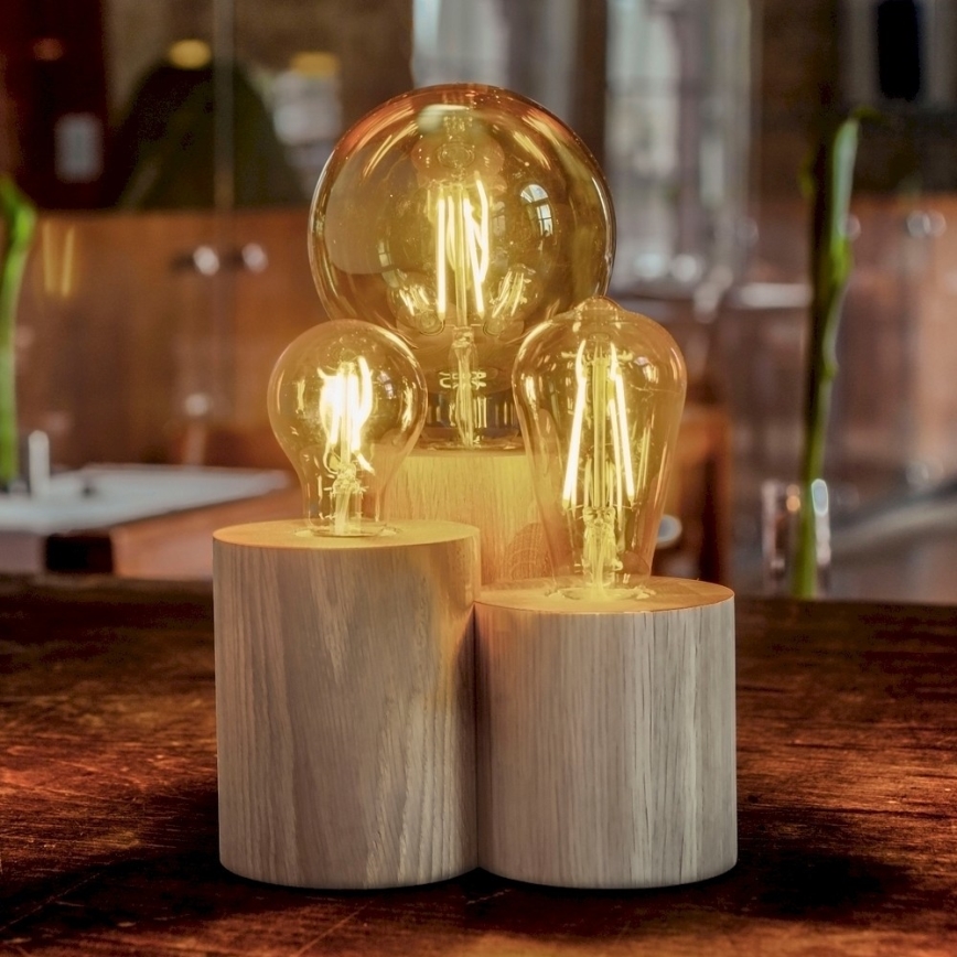 Bordslampa VINCENT 3xE27/15W/230V ek