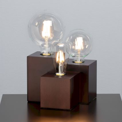 Bordslampa VINCENT 3xE27/15W/230V bok