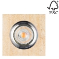 Spot-Light 2515139 - Infälld LED-belysning  VITAR 1xGU10/5W/230V sten - FSC-certifierad
