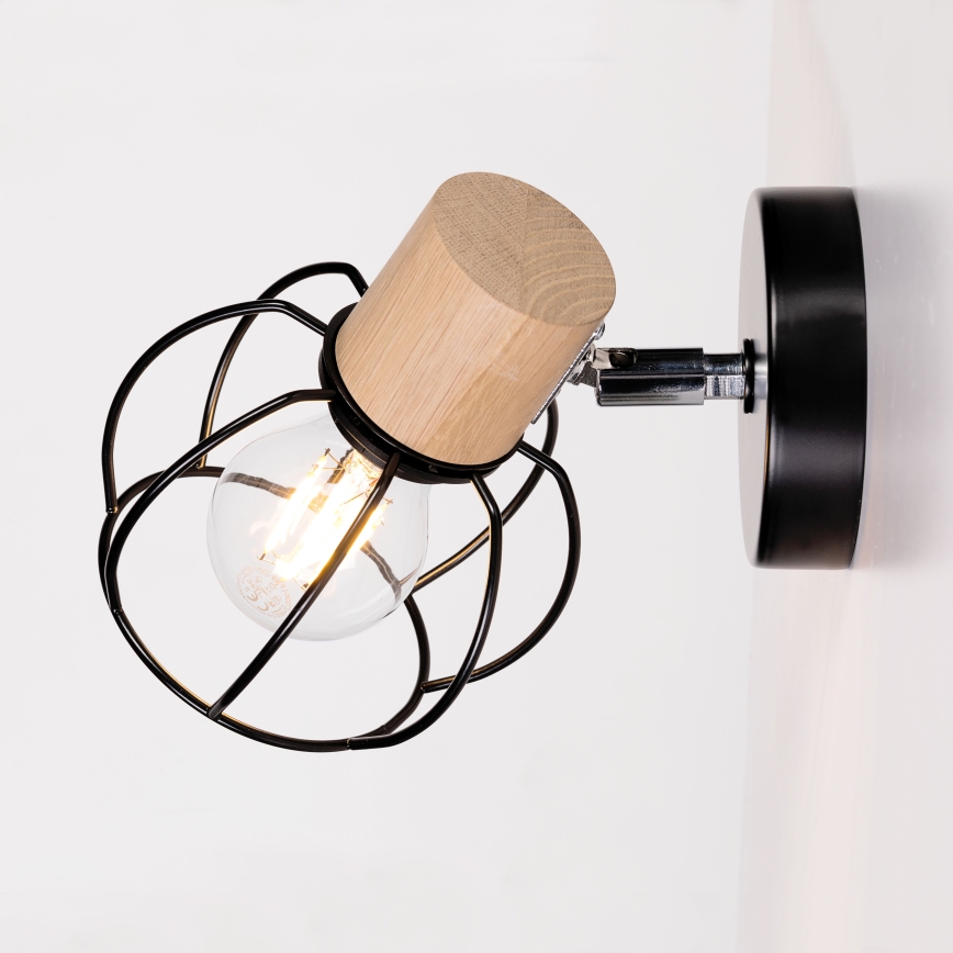 Väggspotlight PHIPHI 1xE27/60W/230V ek