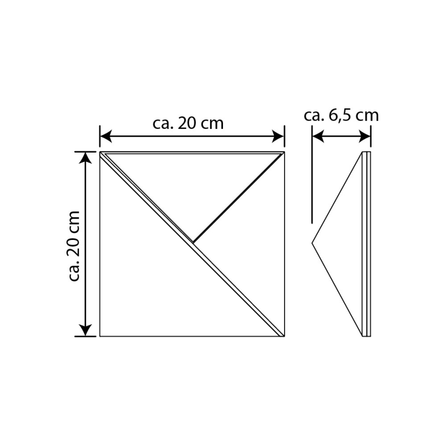 LED Solärt husnummer LED/3x0,1W/2,4V 1200 mAh IP44