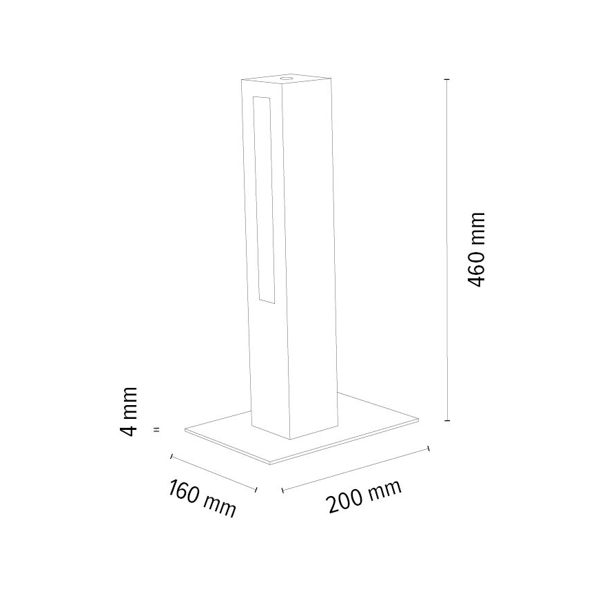 LED Dimbar bordslampa LEON LED/9W/230V ek