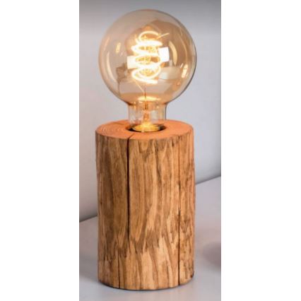 Bordslampa TRABO 1xE27/25W/230V tallträ