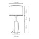 Bordslampa PINO 1xE27/40W/230V -FSC-certifierad