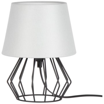 Spot-Light - Bordslampa MANGOO 1xE27/40W/230V grå/svart