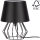 Spot-Light - Bordslampa  MANGOO 1xE27/40W/230V svart 