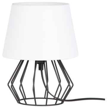 Spot-Light - Bordslampa MANGOO 1xE27/40W/230V vit/svart