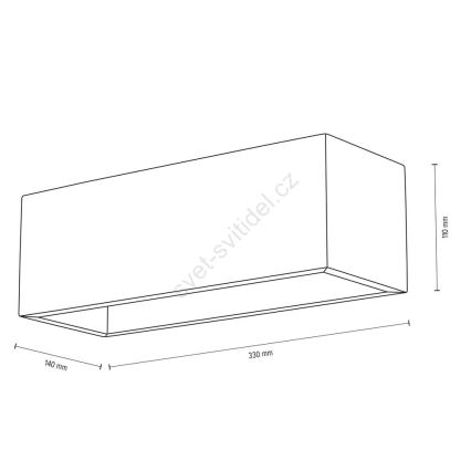 Vägglampa KENZO 2xG9/6W/230V furu