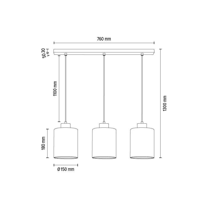 Esrättningsglas ZEFIR E27 vit
