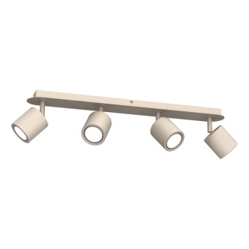 Spotarmatur DEMIA 4xGU10/8W/230V beige