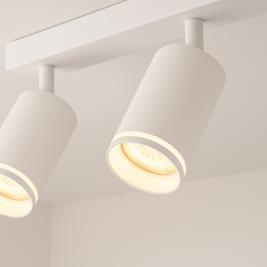 Spotarmatur PIPE 3xGU10/10W/230V vit