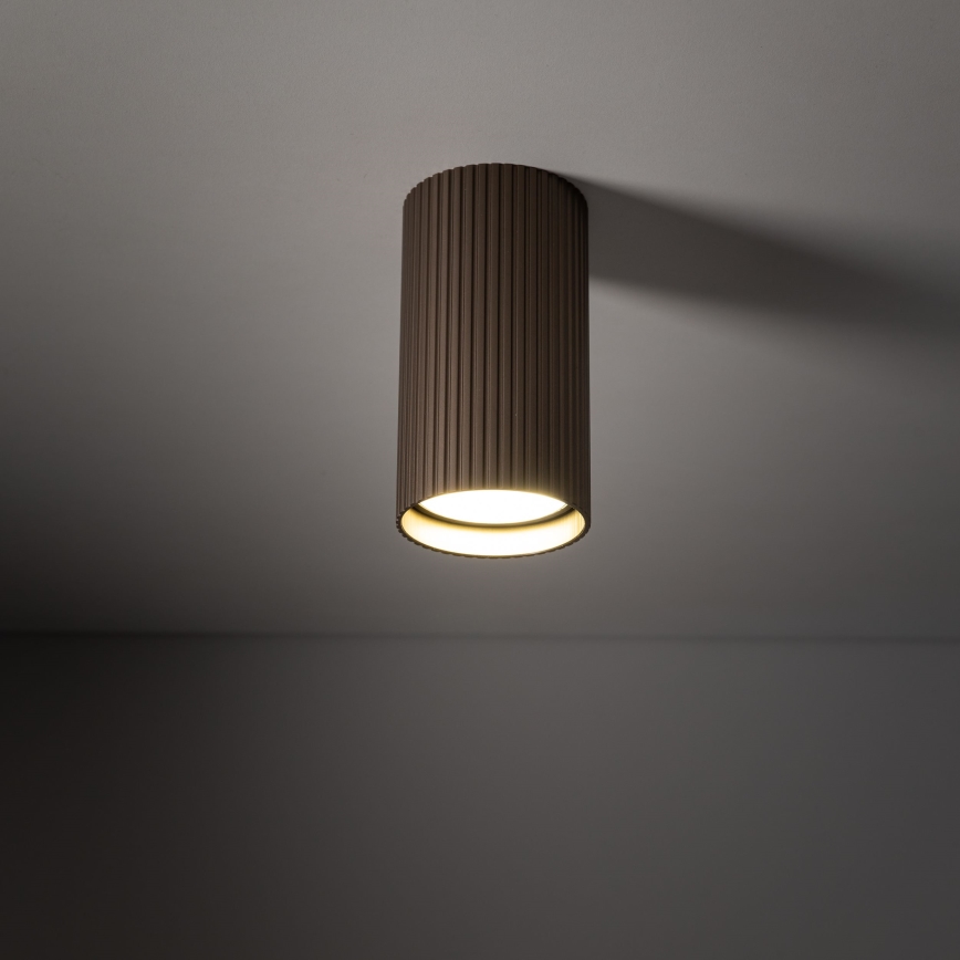 Spotarmatur TUNE S 1xGU10/10W/230V 10 cm brun