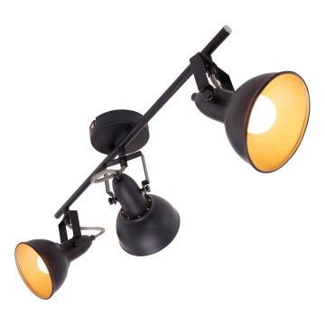 Spotlampa 3xE14/40W/230V svart