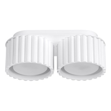 Spotlampa AURA 2xGX53/10W/230V vit