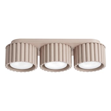 Spotlampa AURA 3xGX53/10W/230V taupe