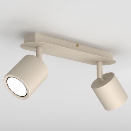 Spotlampa DEMIA 2xGU10/8W/230V beige